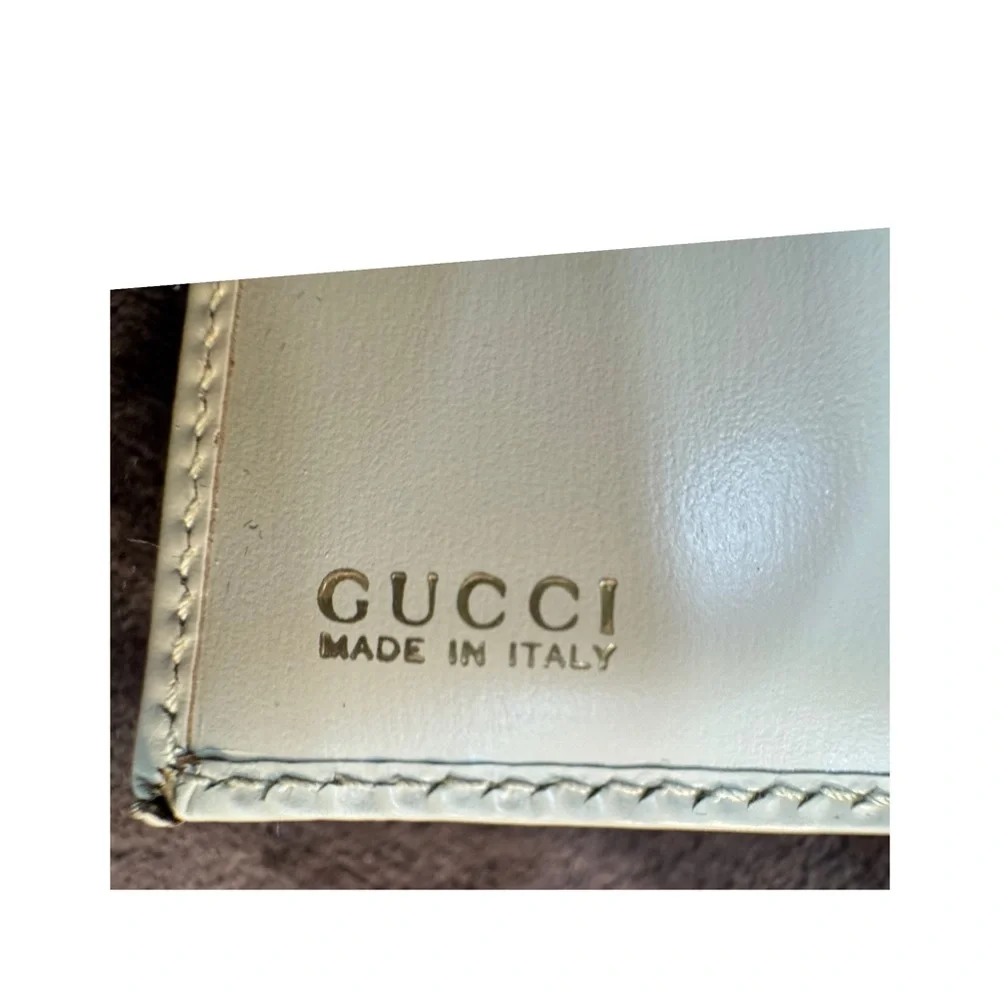 Gucci Vintage Flap Wallet with G clasp - Picture 5 of 12